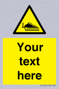 Custom warning grounding cruiser on lock cill